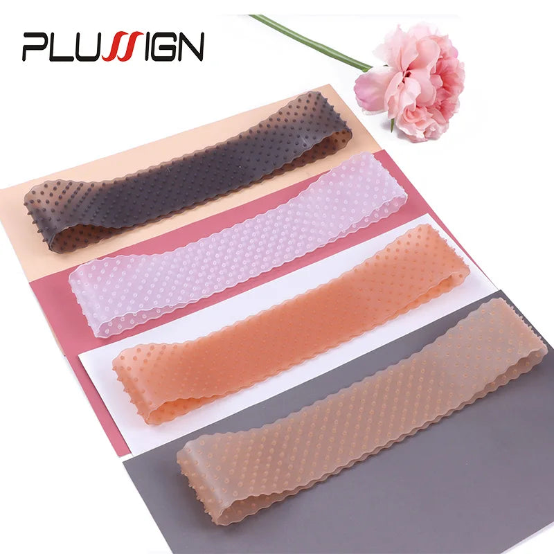 Silicon Wig Band Elastic Wig Grip Brown Transparent Black Headband For Fix Wigs Beige Hair Band Without Gel Or Glue Non Slip