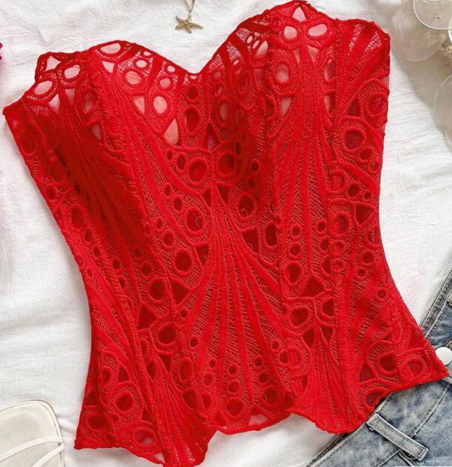 Lace corset-style