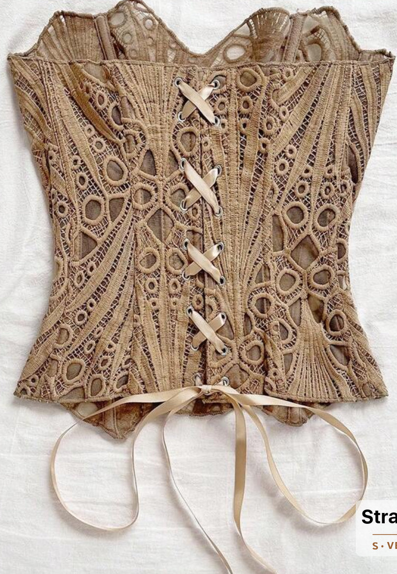 Lace corset-style