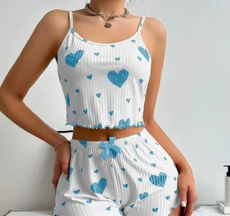 The Serenity Satin Set | Short-Sleeve Classic Sleepwear Contrast Piping Close-up