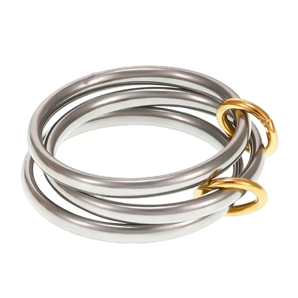 Elegant Minimalist Stackable Rings for Women Stainless Steel Perfect for Daily Commute, and Special Occasions, Everyday Rings