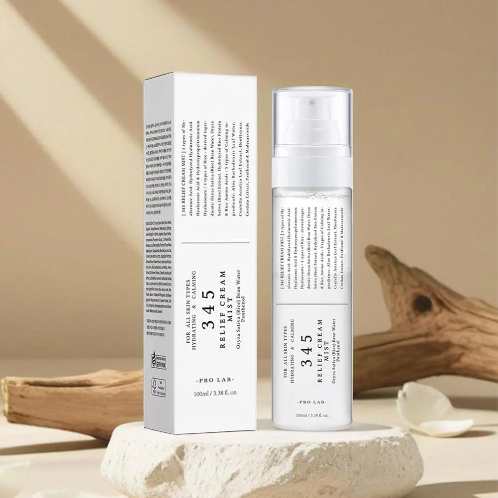 345 Skin Soothing Spray 18ml Hydrating Moisturizer Repair Reduce Redness Improve Dullness Gentle Refreshing Non Sticky Face Mist