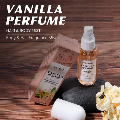2.03Fl Oz Vanilla Body Mist Vanilla Hair and Body Perfume Mist for Women & Men Long-Lasting Fragrance Body Spray for Gifts