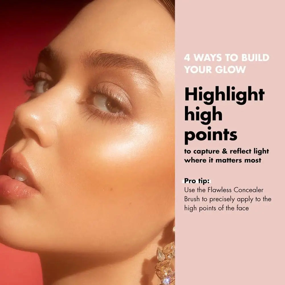Liquid Foundation Lightweight Moisturizing Essence Natural-looking Conceal Brighten Even Skin Tone For All Skin Type Cosmetics M