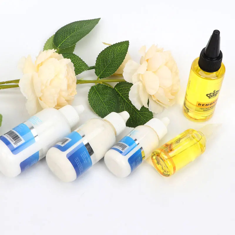 Lace Melting And Holding Glue 38ml 60ml 90ml Hair Adhesive Lace Wig Glue For Wigs Strong Hold Natural Finishing Hold Bond Glue