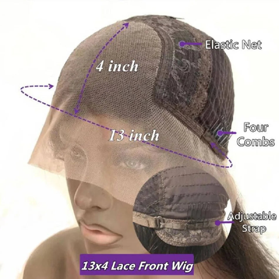 Glueless Full Lace Wigs Natural Wavy Dark Brown Human Hair HD Lace 13x6/360 Wigs With Natural Hairline 5x5 Silk Base Closure Wig