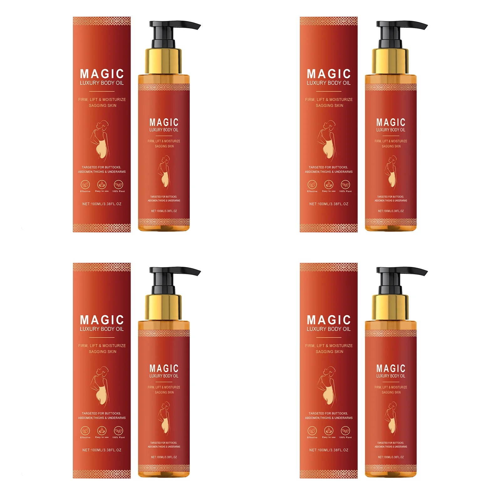 Premium Firming Magic Luxury Body Oil Moisturizing Skin Dry Rough Firming Chest Thighs Anti-Wrinkle Body Massage Care Lotion