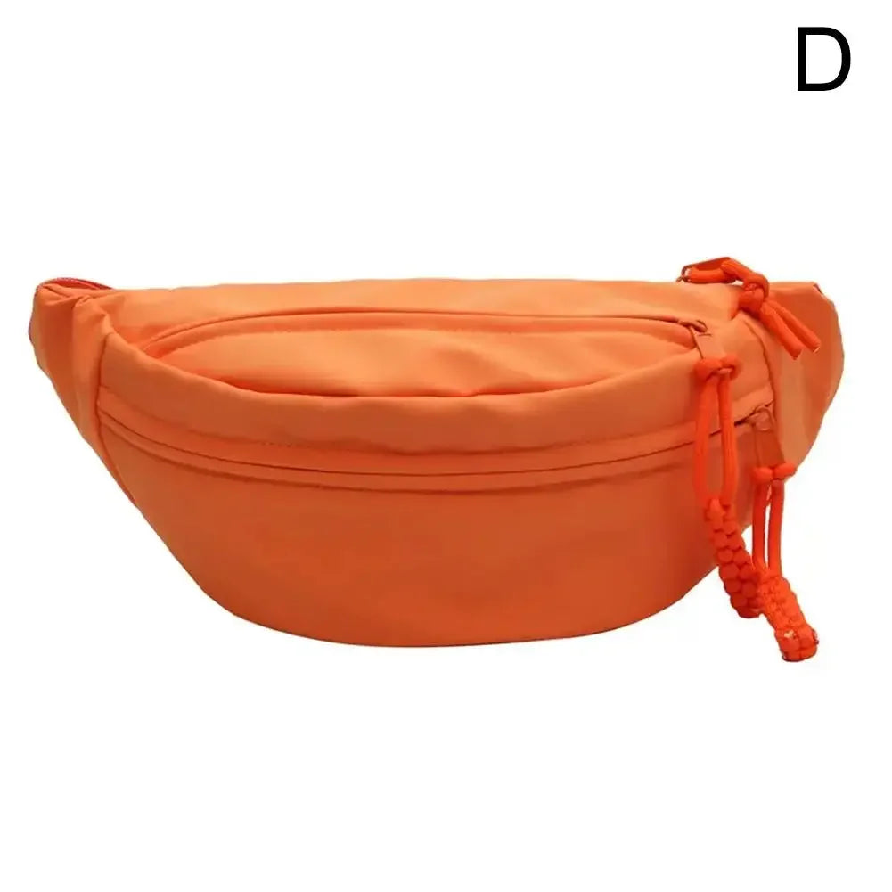 Waist Bags for Women Oxford Leisure Color Waist Bag Shoulder Crossbody Chest Bags Handbags All-match Messenger Belt Bags A3Z0