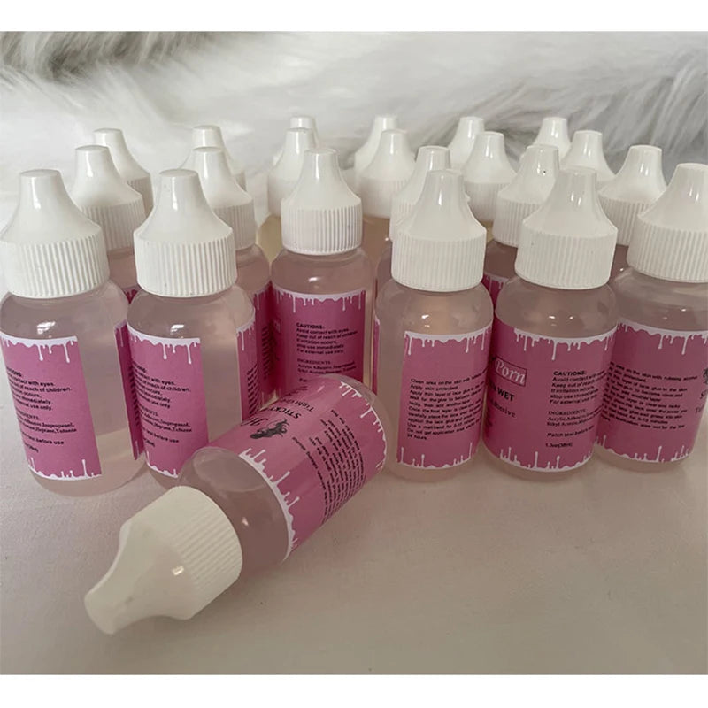 Lace Glue Strong Hold Glue for Wigs and Hair Systems Invisible Bonding Waterproof Hair Replacement Adhesive