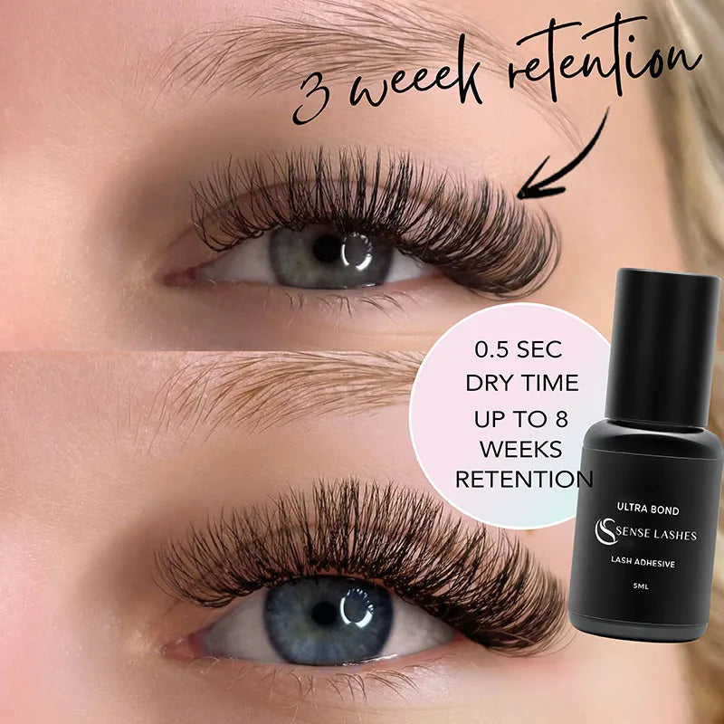 SENSE LASHES 5ml Eyelash Glue Fast Drying Strong Water-proof Oil-proof Lash Adhesive pegamento extensiones de pestañas