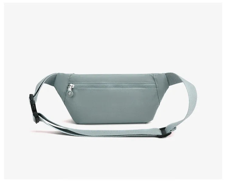 Waist Bags For Women 2024 New Nylon Leisure Solid Color Fanny Pack For Girls Crossbody Chest Bag Belt Waist Packs