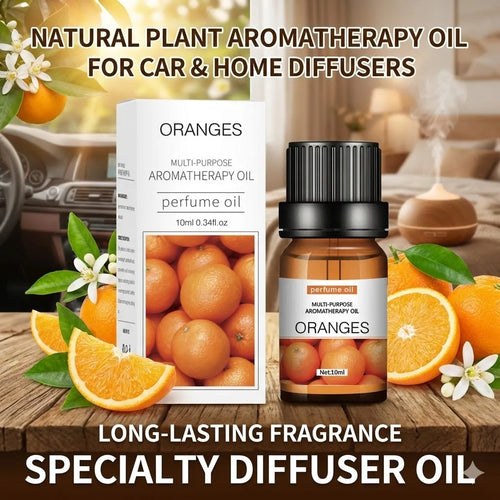 10ml Pure Natural Plant Essential Oil Aromatherapy Oil for Bedroom Bathroom Car Air Freshener Fragrance Oil Aromatic Oil