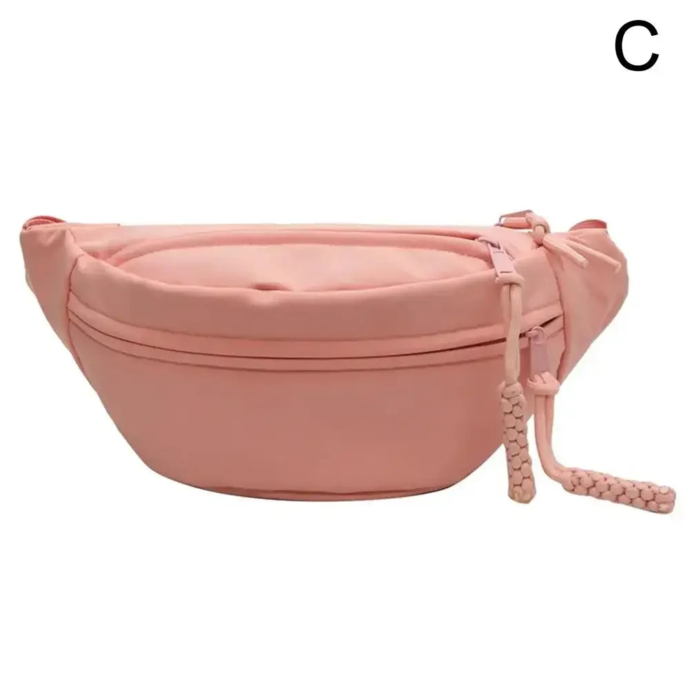 Waist Bags for Women Oxford Leisure Color Waist Bag Shoulder Crossbody Chest Bags Handbags All-match Messenger Belt Bags A3Z0