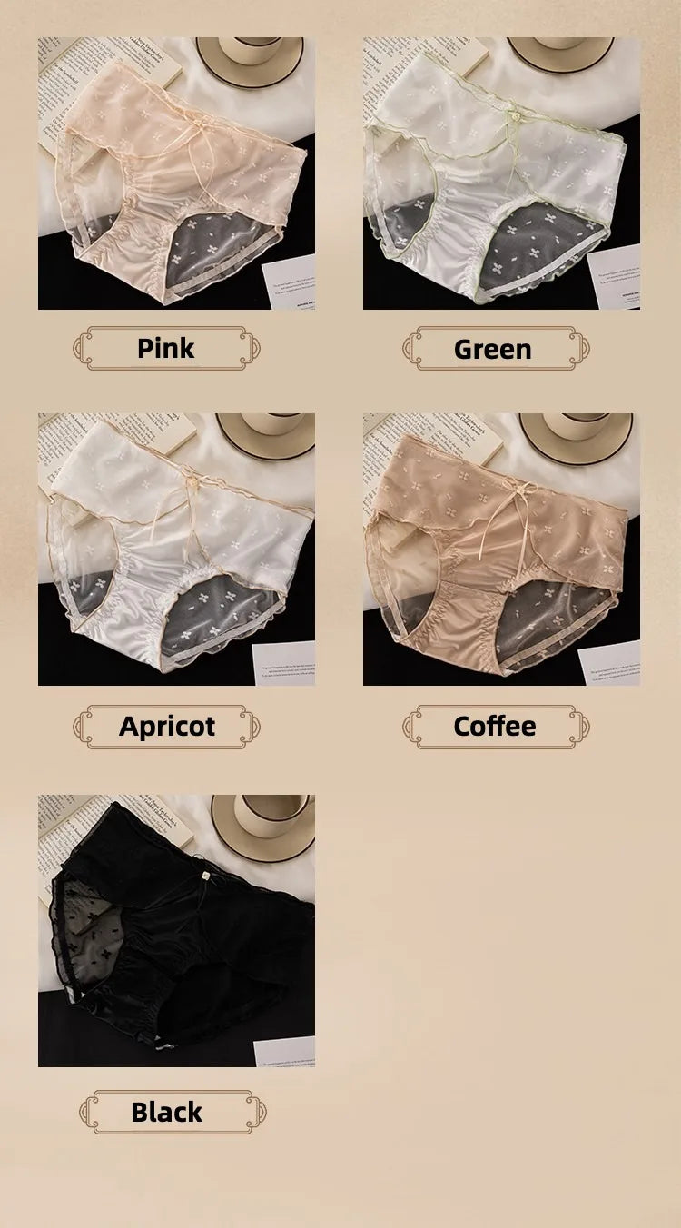 Seamless Panties for Underpants Women Underwear Fashion Sexy Panties Set Pack Transparent Linergie Women's Lingerie Micro Briefs