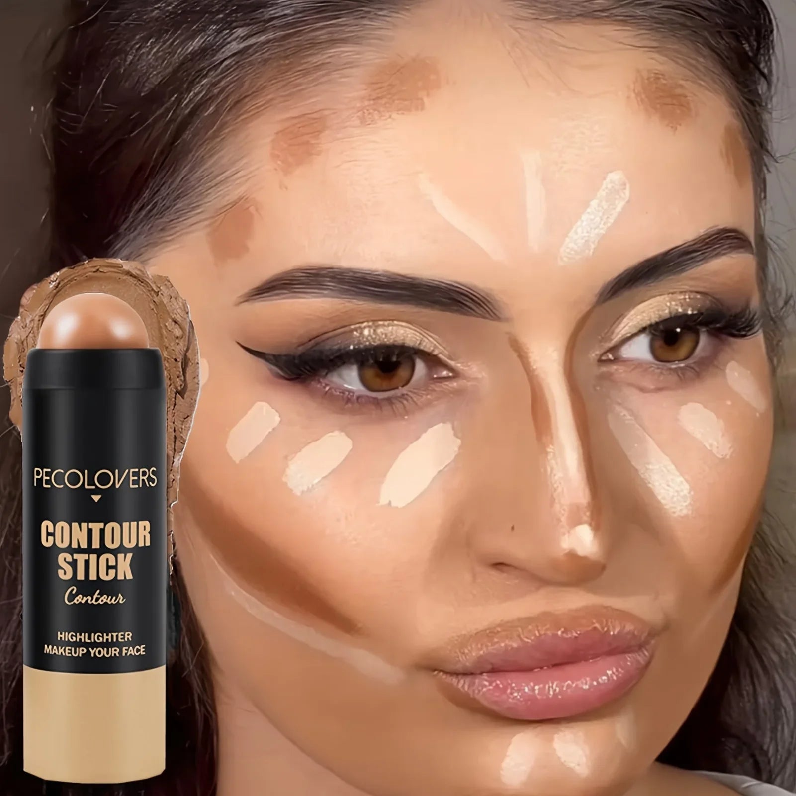 Highlighting Bronzer Stick Face Brightening Blusher Rouge Concealer Pen Long Lasting Corrector Nose Shadow Contouring Cosmetics