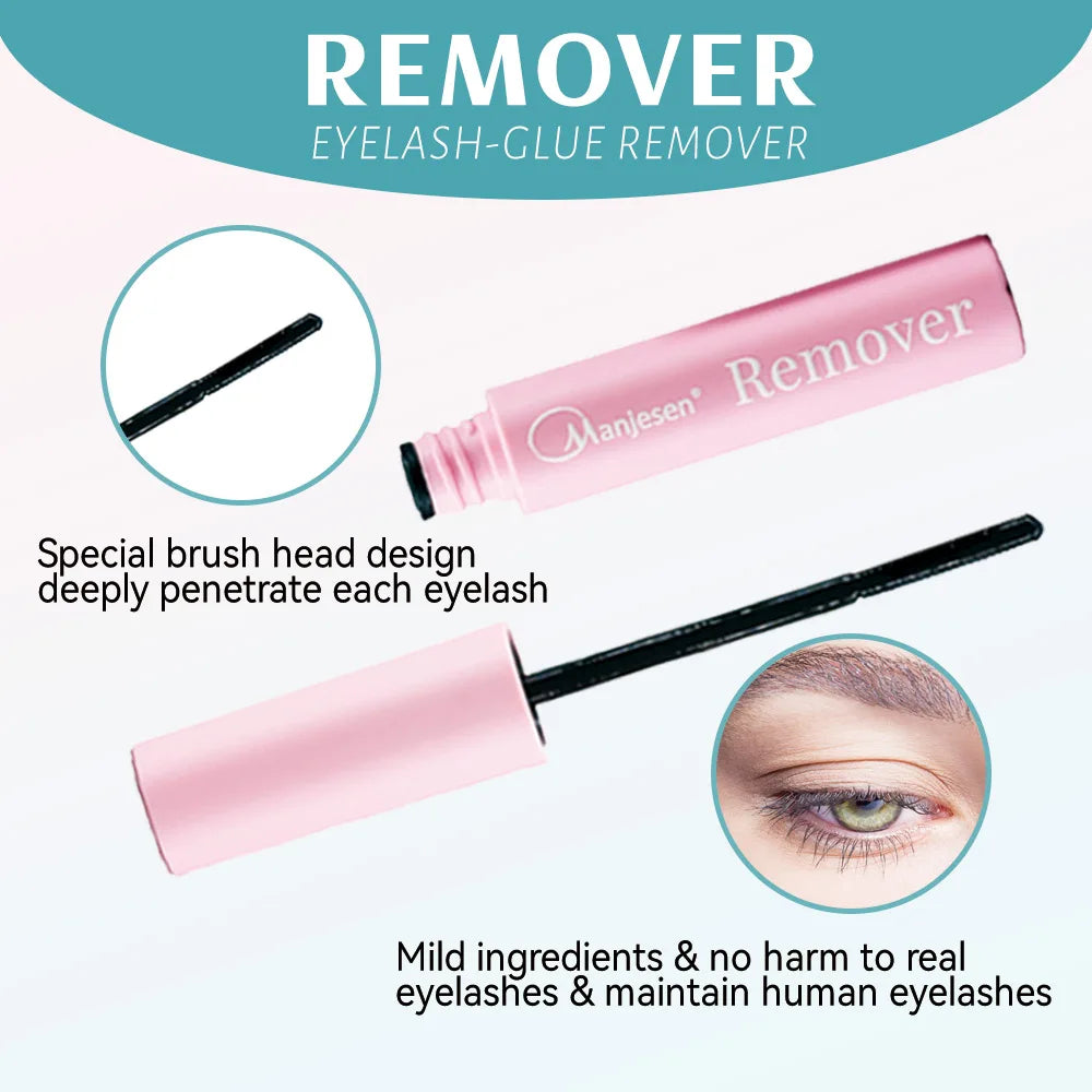 Lash Bond and Seal 8ml Individual Lashes Glue and Seal Super Strong Hold Lash Extension and Lash Glue Remover 5ml Tweezers Kit