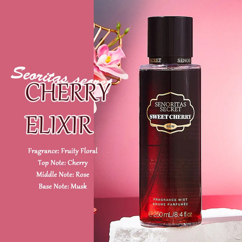 Original Perfume Vanilla Flower Fruit 250ml Fragrance Mist Scent Light Long Lasting Fragrance Women's Perfume Charming Gift