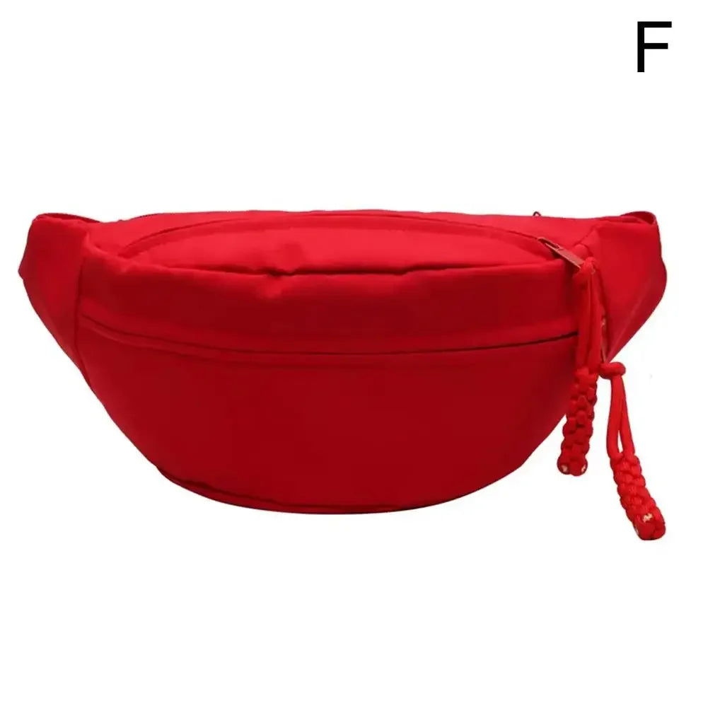 Waist Bags for Women Oxford Leisure Color Waist Bag Shoulder Crossbody Chest Bags Handbags All-match Messenger Belt Bags A3Z0