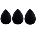 3 Pcs Black Beauty Sponge Set - Water-Activated Expanding Makeup Sponges, Ultra Soft Blending Eggs for Foundation, Concealer & P