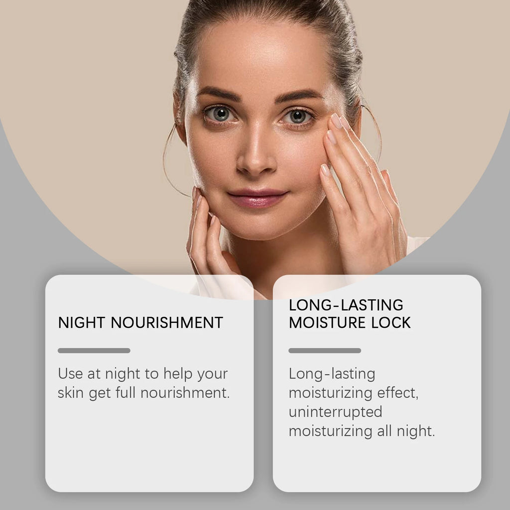 Snake Venom Night Cream: Daily Facial Care for Deep Nourishment, Refining Skin Texture, and Delivering a Smooth Complexion