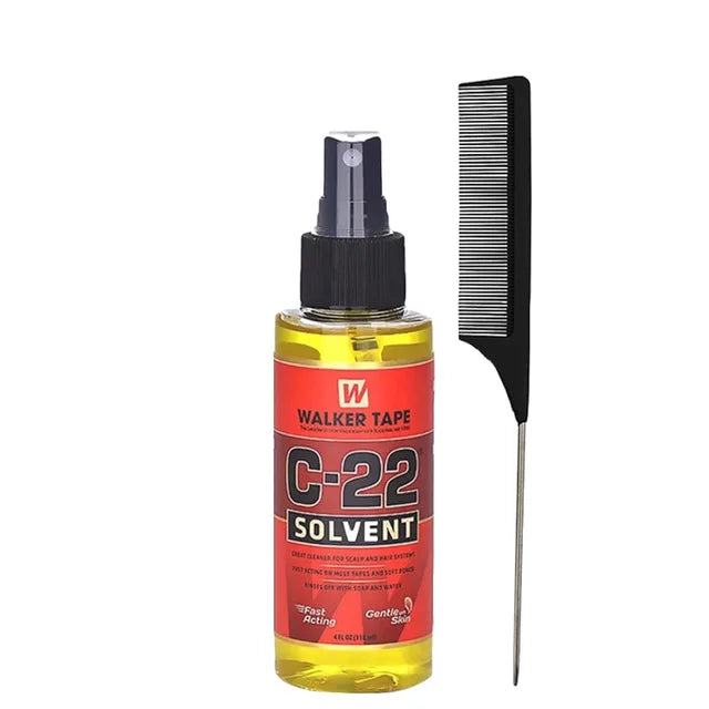 C-22 Hair Solvent Tape Adhesives Remover Quick Removel C22 Citrus Solvent Wig Glue Remover Wig Adhesive Remover Spray
