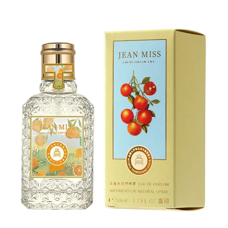 Floral Woody Perfume Natural Fresh Rose Musk Lasting Fragrance Eau De Toilette Flirting Pheromone Romantic Citrus Perfume 50ml