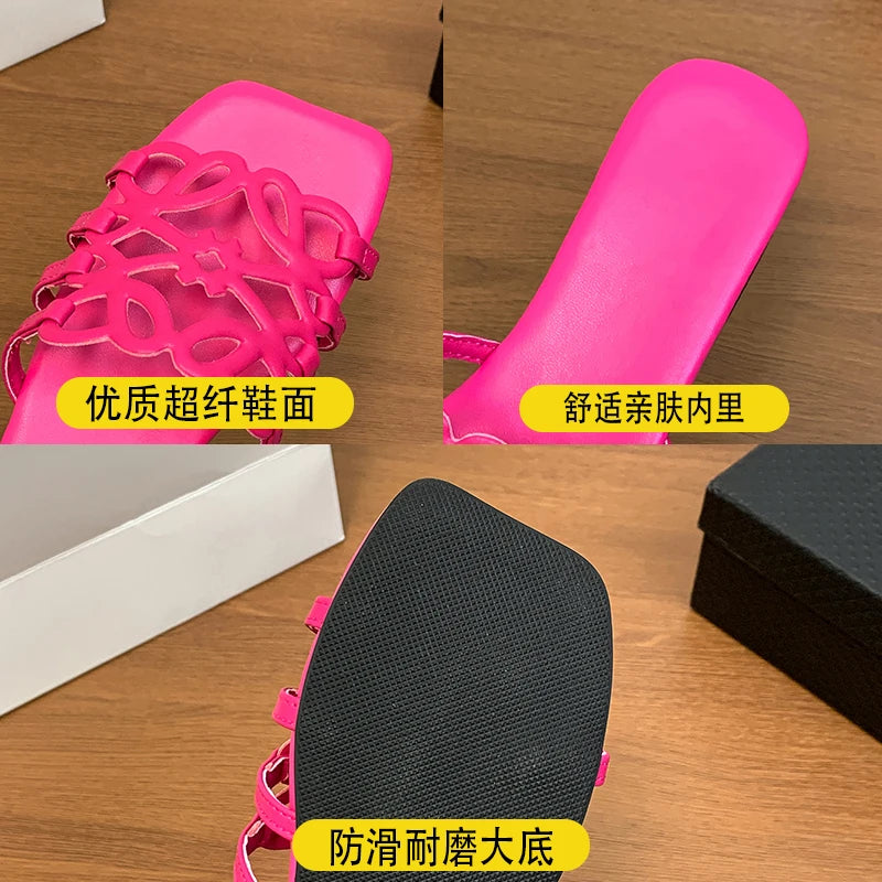 Women's Sandals Summer Slipper Ladies Slides Sandals Fashion Design Beach Flip Flops Flat Shoes Shoes for Women Slippers Zapatos