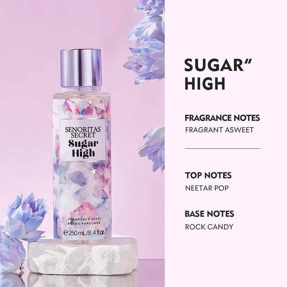 Original Perfume Vanilla Flower Fruit 250ml Fragrance Mist Scent Light Long Lasting Fragrance Women's Perfume Charming Gift