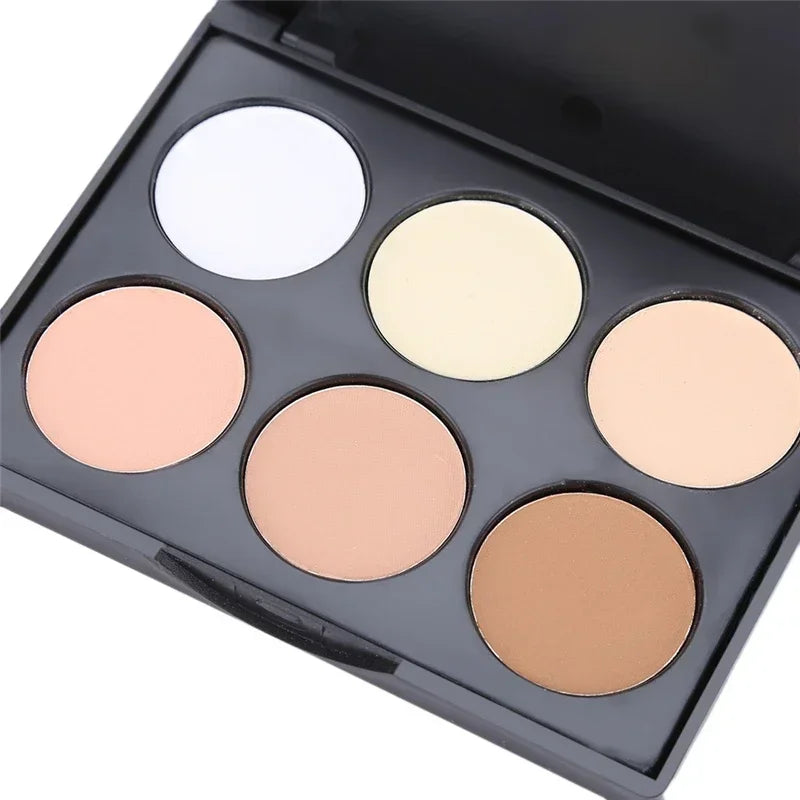 Face Highlighter Powder Palette Corrector Concealer Power Palette Contouring Highlighter Bronzer Makeup Powder