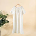 Sleeping Nightdress for Women Thin Cotton Homewear Colorful Striped Printed Pink Color Girls' Home Clothes Women Nightwear