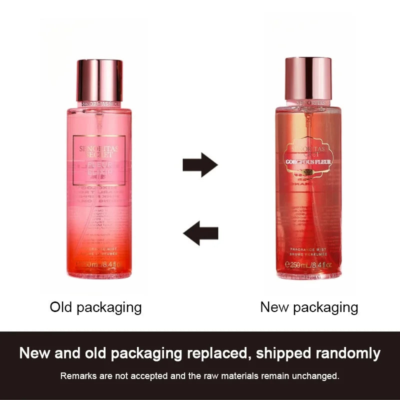 Original Perfume Vanilla Flower Fruit 250ml Fragrance Mist Scent Light Long Lasting Fragrance Women's Perfume Charming Gift