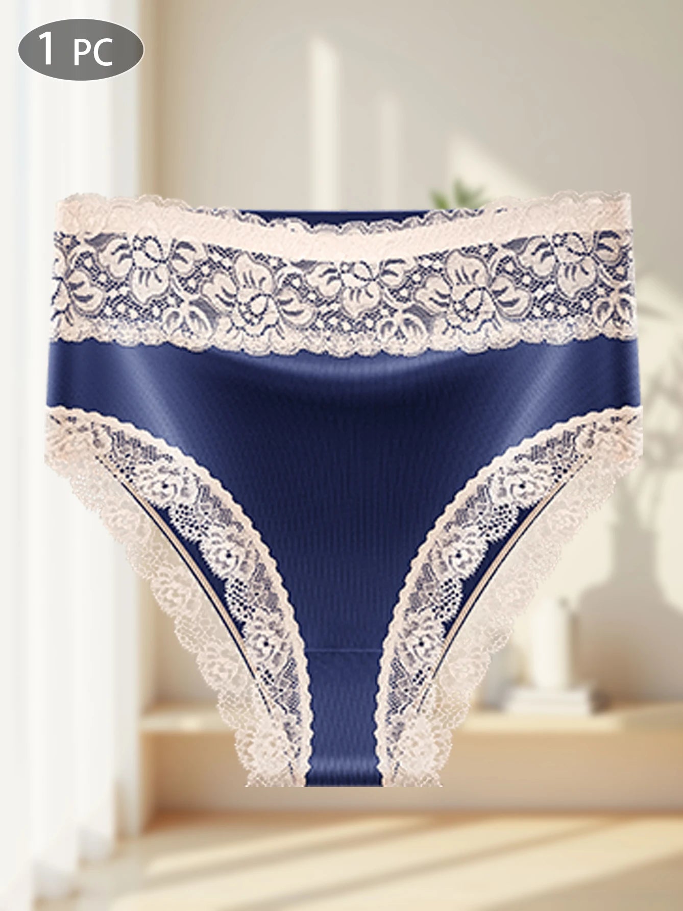 Elegant Lace Women’s Underwear - Mid-Waist Design, Soft & Breathable, Comfortable & Feminine Fit, Perfect for Date Nights