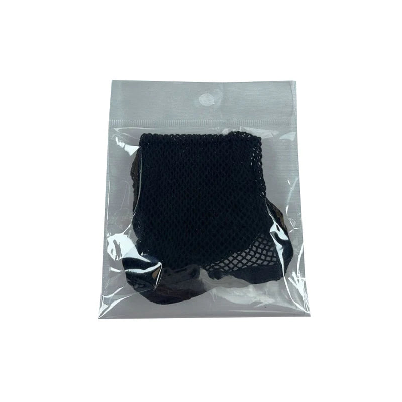Wig Caps Black Hair Net Adjustable Open-End Wig Cap Elastic Hair Net For Secure Fit Breathable Invisible Wig Liner Accessory
