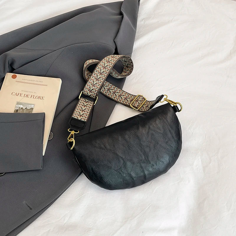 Fashion Simple Waist Bag Woman Chest Pack phone Purse Leather Fanny Pack Luxury Belt Bag 2026 New Ladies Shoulder Crossbody Bags