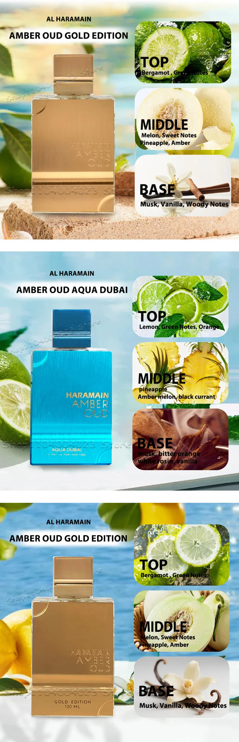 100ml HARAMAIN AMBER OUD Haraman Arab Dubai Perfume Long-lasting Fragrance Unique Scent Perfume For Men And Women