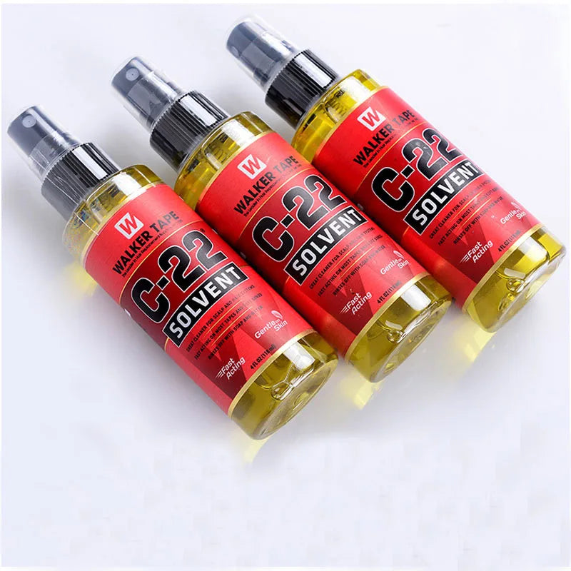 4 FL OZ 118ml Walker Tape C-22 Solvent Remover Great Cleaner For Scalp And Hair Systems Fast Acting on Most Tapes