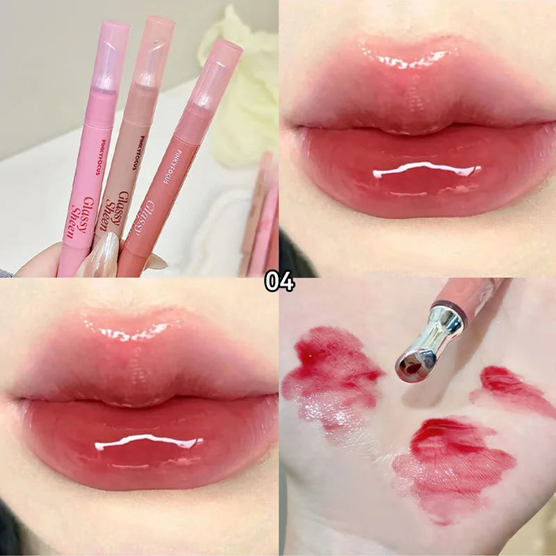 Pinkyfocus Lip Gloss Is Moisturizing, Natural, Easy to Apply, Has a Water-Gloss Finish, Does Not Stick to the Cup, Does Not Show Lip Lines, Is Non-Sticky, Enhances Lip Volume, Brightens the Complexion, High-End Versatile Kore