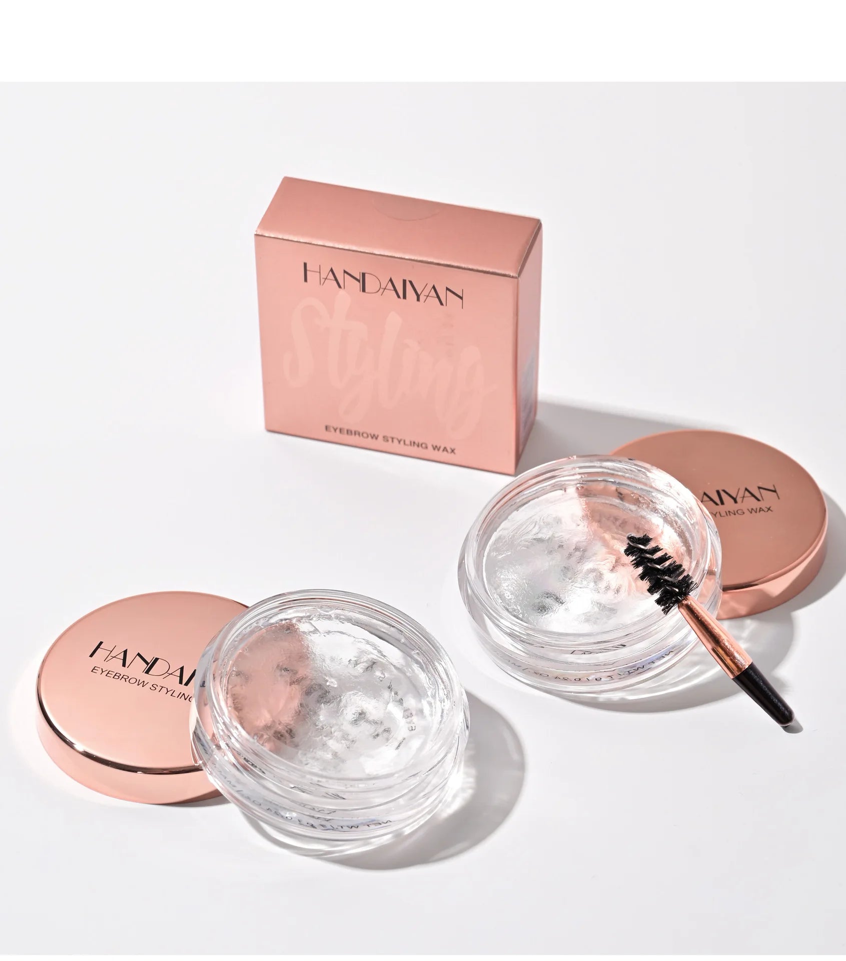 Transparent Pomade Eyebrow Styling Soap Natural Brows Gel Wax Fixer With Brush For Women Eyebrow Cosmetics Make Up Eyebrow Gel
