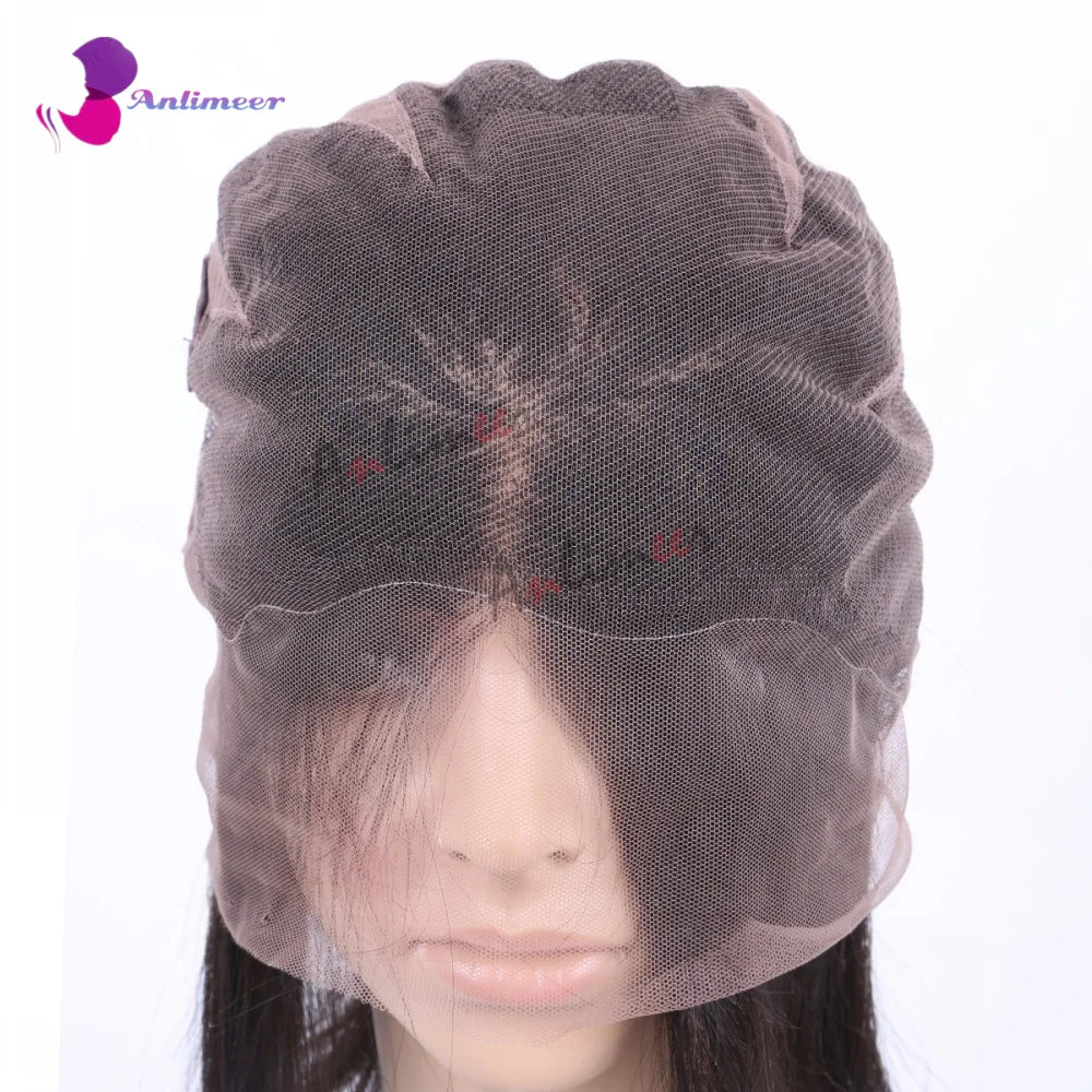 Glueless Full Lace Wigs Natural Wavy Dark Brown Human Hair HD Lace 13x6/360 Wigs With Natural Hairline 5x5 Silk Base Closure Wig