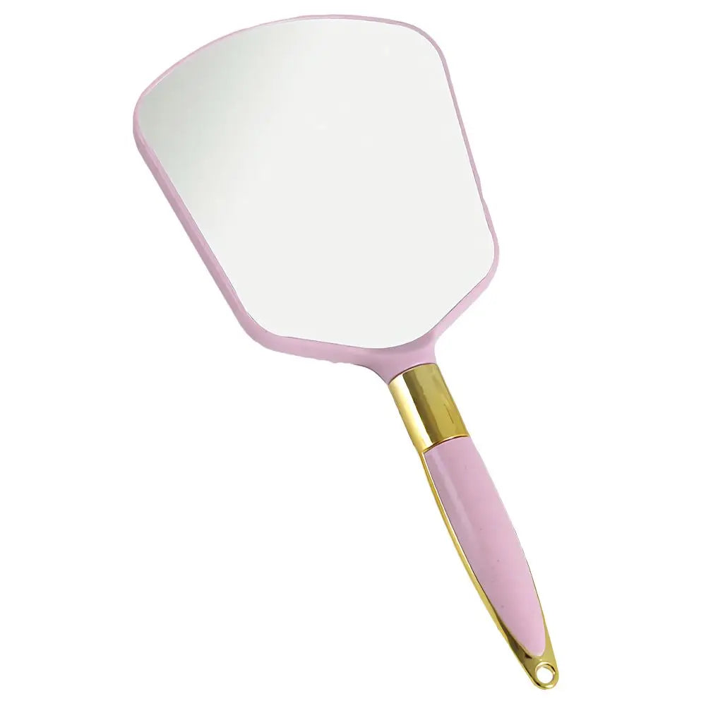 Vintage Handheld Makeup Mirror High-definition Vanity Mirror with Handle Hand Mirror SPA Salon Makeup Vanity