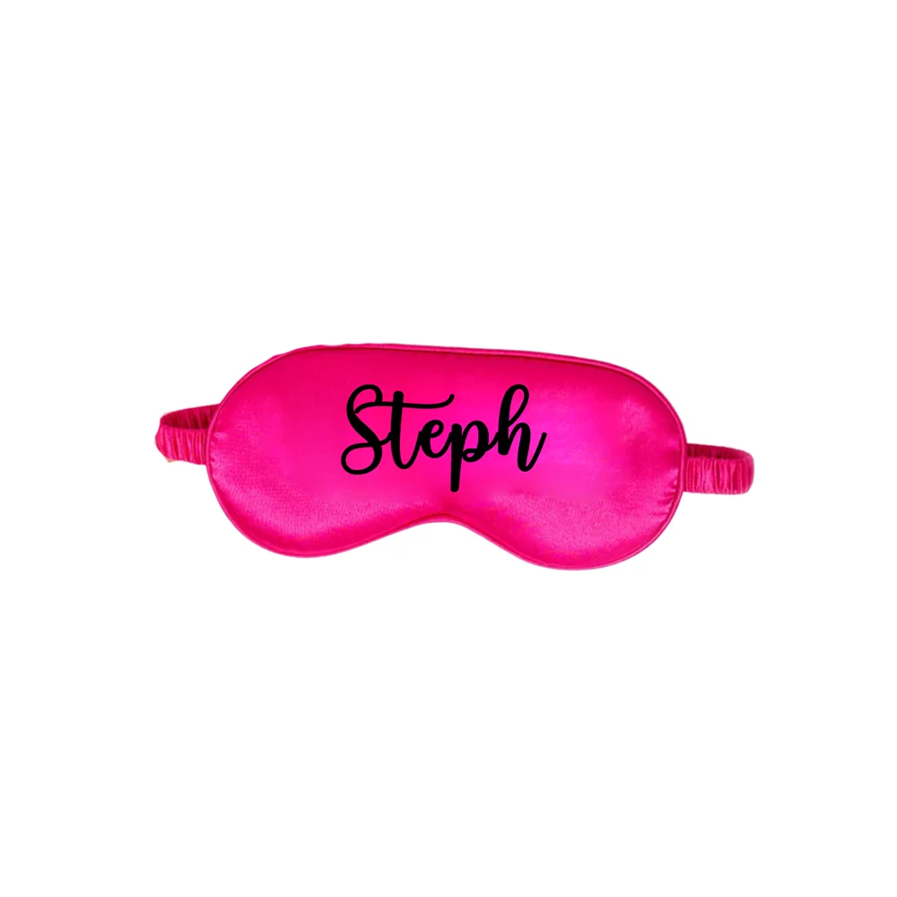 personalized name Satin Sleep Mask Bachelorette Party supplies Bridesmaid Gifts wedding decoration bride to be Sleep Mask