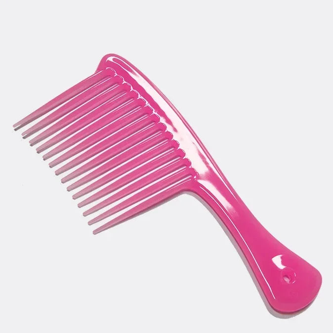 Wide Tooth Smooth Hairdressing Comb Big Size Wet Long Curly Hairbrush Salon Detangling Hair Styling Tools Coarse Wide Spikes