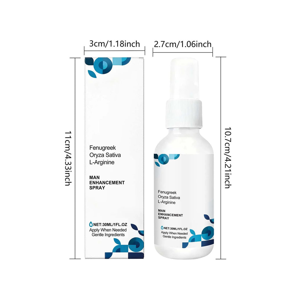 Men's Body Care Spray: Gentle Ingredients Nourish & Protect Skin, Delivers Daily Vitality for Comfortable Skin