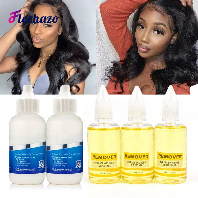 Lace Tint Spray For Wigs Hair Wax Stick Edges Control Wig Glue Adhesives Glue Remover Wig Installation Kit Set Brush Accessories