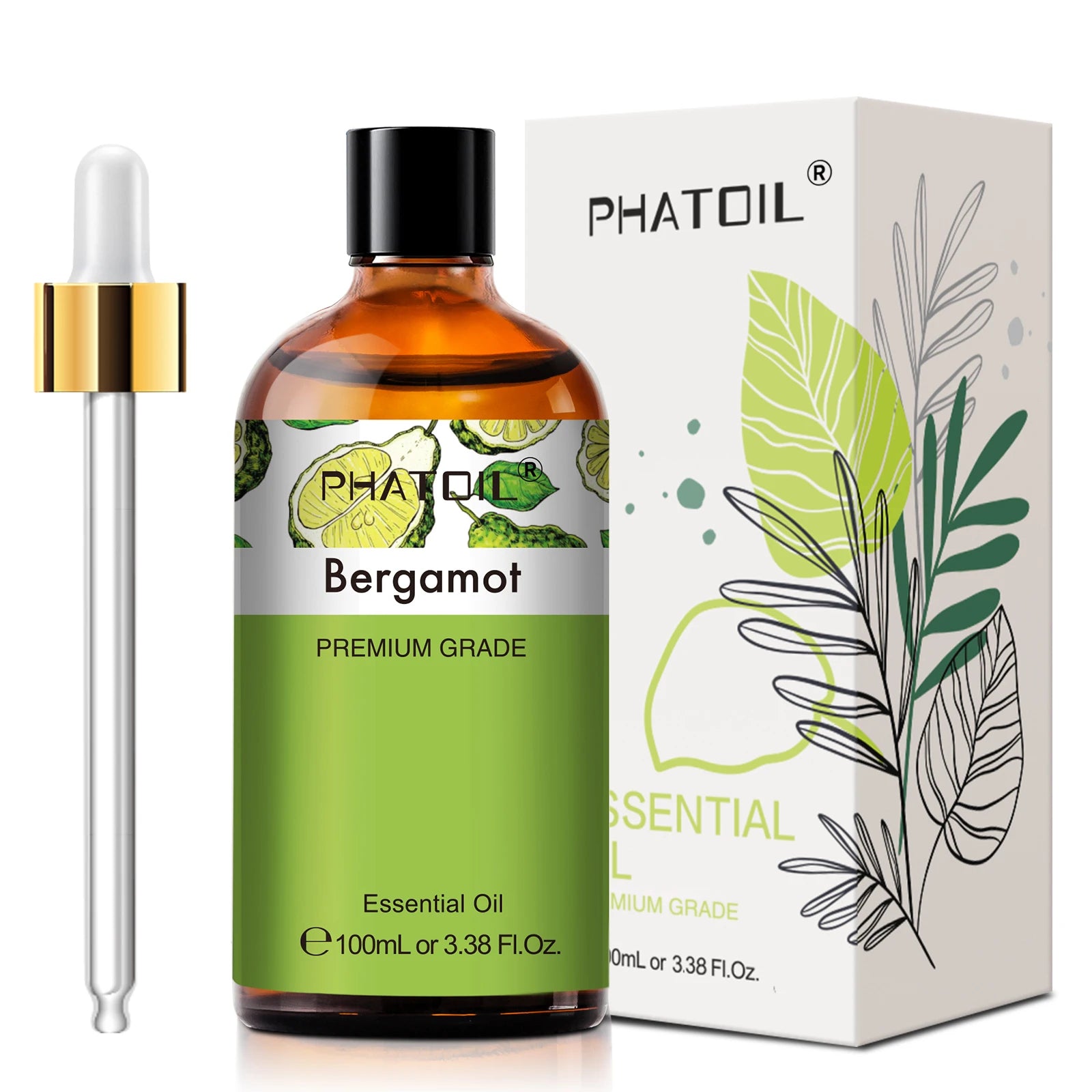 PHATOIL Aromatherapy Essential Oil For Skin Care,Diffuser,Massage & Candle Making-100ml Lavender Cinnamon Eucalyptus Aroma Oils