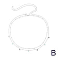 Boho Minimalism Multilayer Waist Beads Simple Tassel Sequin Waist Chain Leisure Hip-hop Double-layer Turquoise Body Waist Chain
