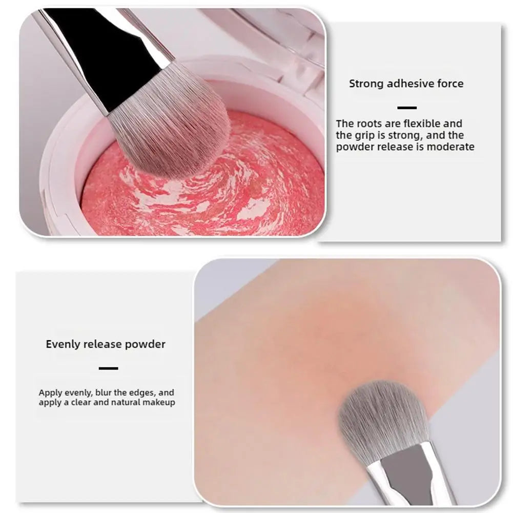 Blusher Brush Powder Blush Cream Liquid Blush Makeup Brushes Flat Small Precise Blush Brush Makeup Tools