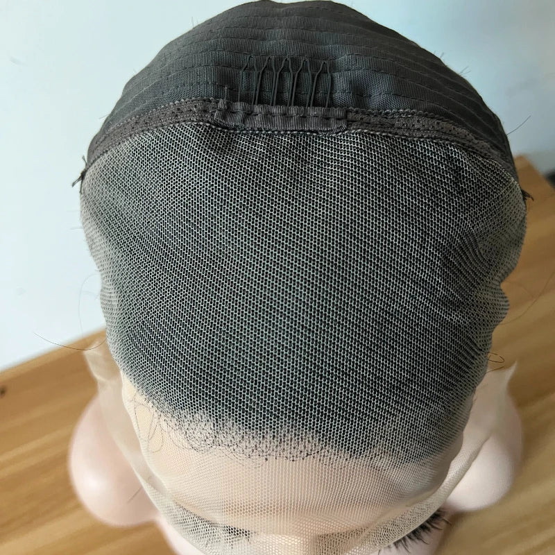 Premium Human Hair 13x4 Lace Frontal Wigs for Women 4inches Wavy Brazilian Remy Pre-Plucked Natural Hairline Ear To Ear Lace Wig