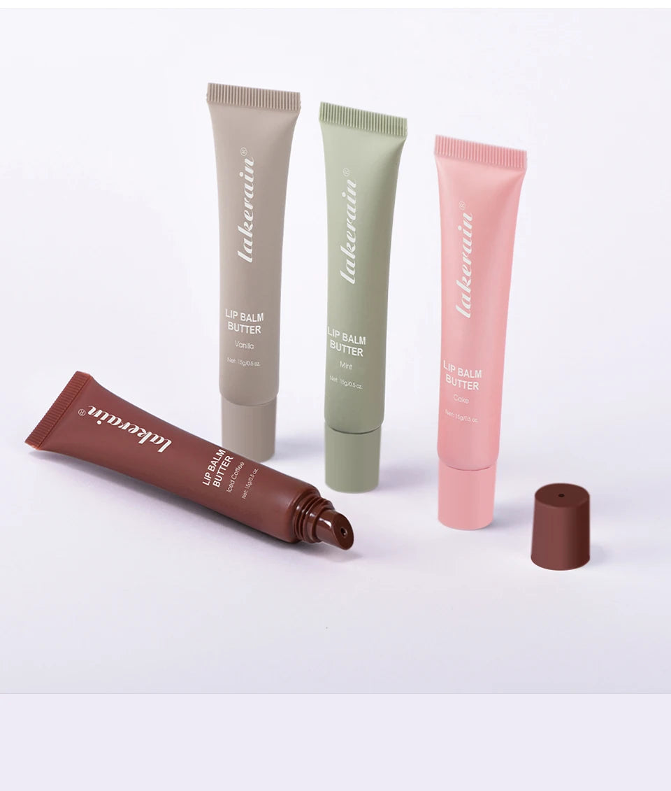 Butter Lip Balm Long Lasting Nourishes Moisturizes Soothes Lips Jelly Lip Gloss Oil Beautifying Smoothing Lip Care Balm Makeup