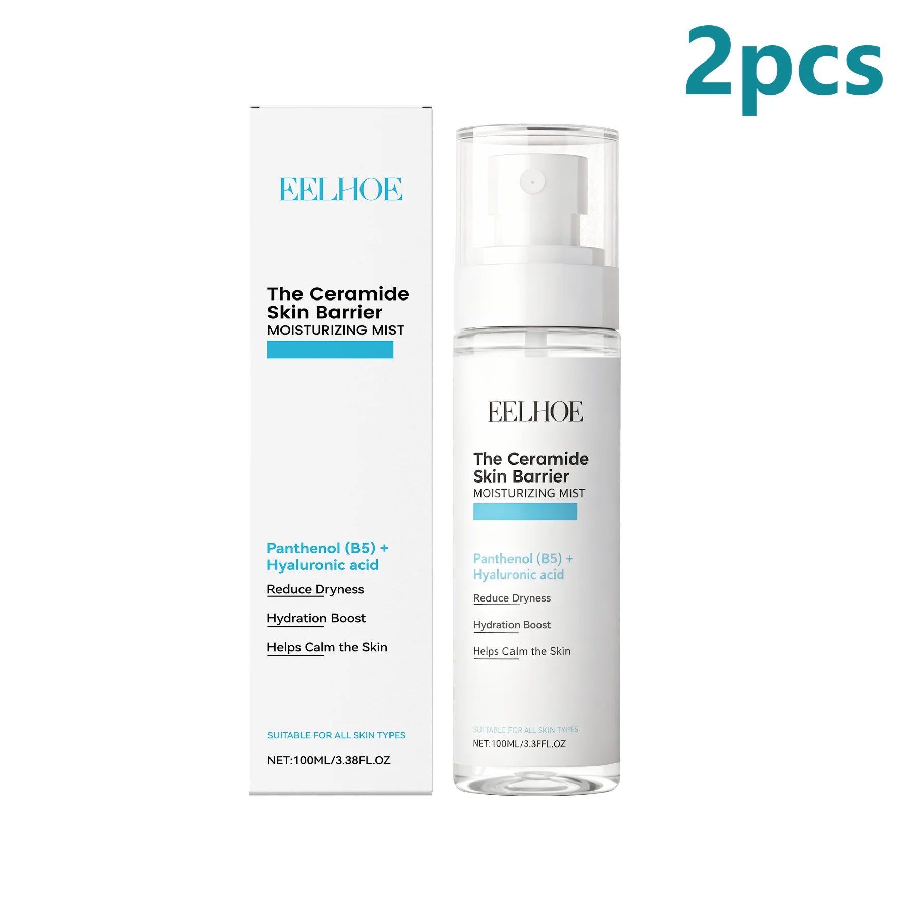 EELHOE Moisturizing Face Mist Hyaluronic Acid Strengthening Skin Barrier Repair Care Soothing Panthenol Hydrating Facial Mist